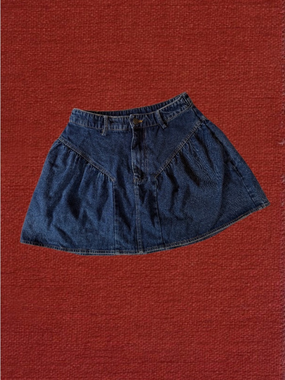 NWT Classic Dark Blue Denim Skirt - Women